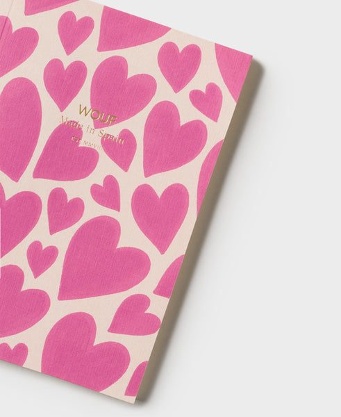 A6 Notebook Pink Love