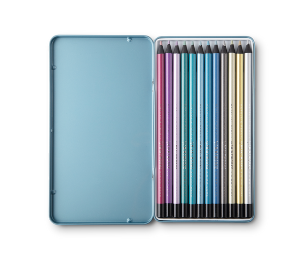 Printworks 12 Color Pencils - Metallic