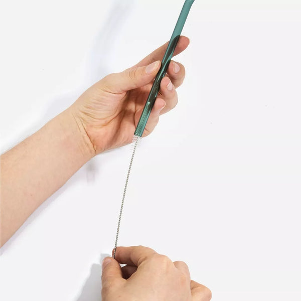 L’avant gardiste Wiederverwendbare mehrfarbige Glashalme