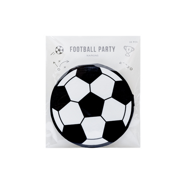 PartyDeco Servietten Fußball