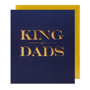 Greeting Card Large King of Dads