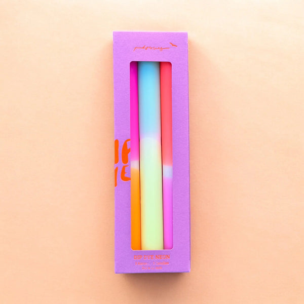 DIP DYE NEON * TANGERINE SUNSET