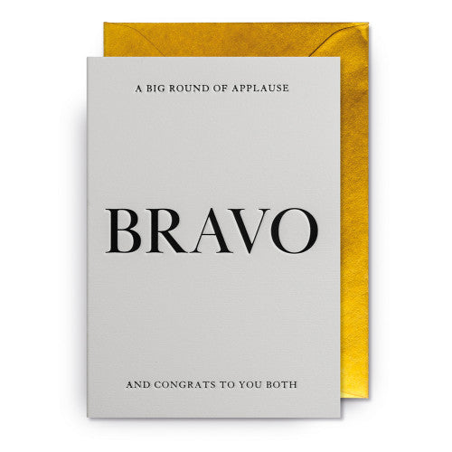 Greeting Card Postco - Bravo