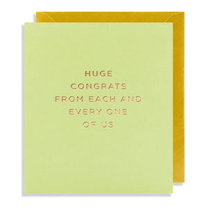 Greeting Card Large Huge Congrats…
