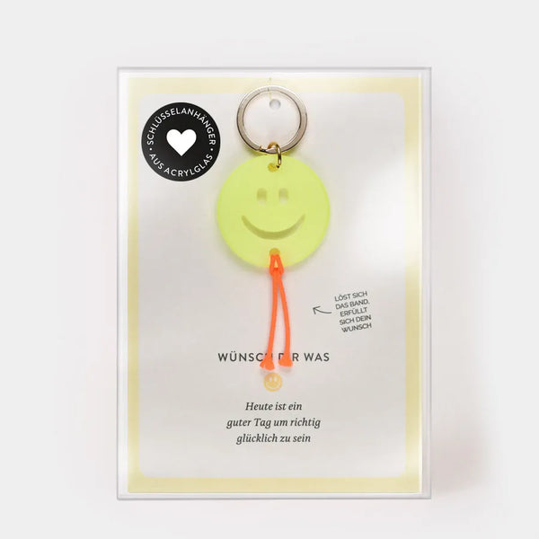 Schlüsselanhänger Smiley