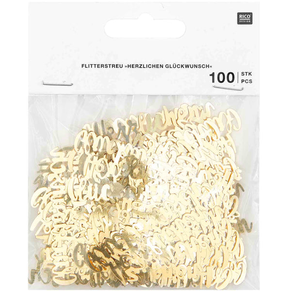 Konfetti "Herzlichen Glückwunsch"