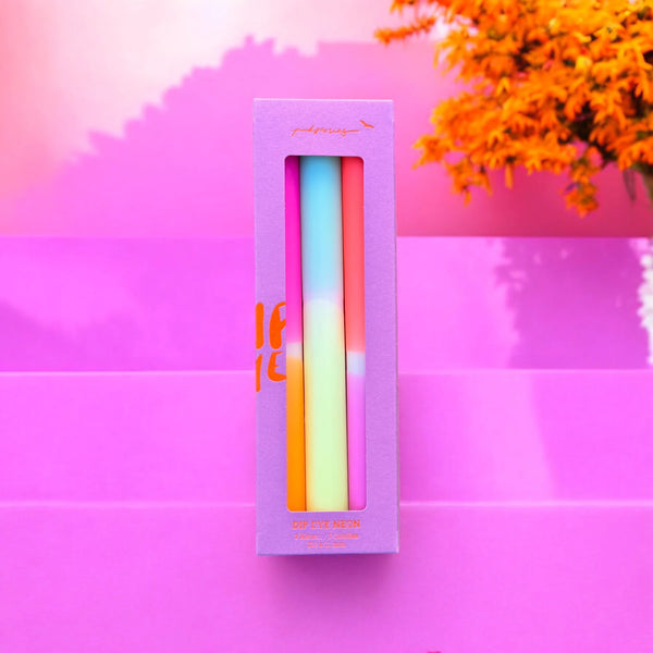 DIP DYE NEON * TANGERINE SUNSET
