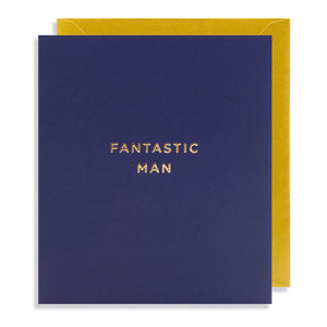 Greeting Card Large Fantastic Man