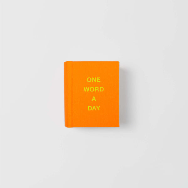 One Word a Day Neon Orange