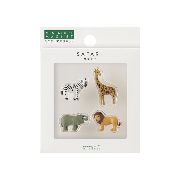 Mini Magnet 4pcs Safari B