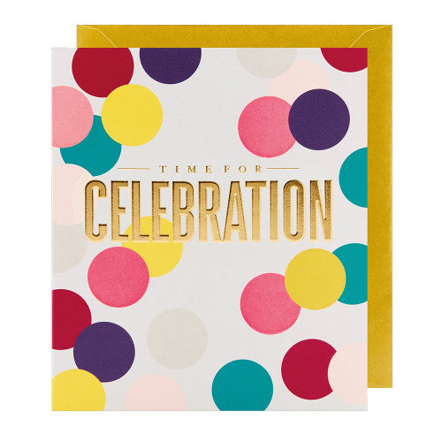 Greeting Card Large Time for Celebration