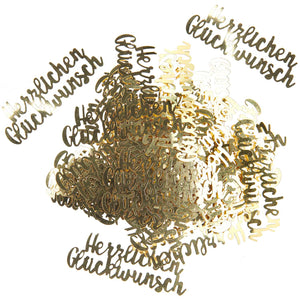 Konfetti "Herzlichen Glückwunsch"