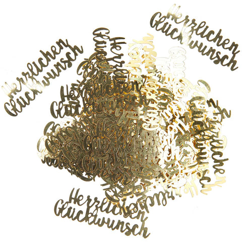 Konfetti "Herzlichen Glückwunsch"