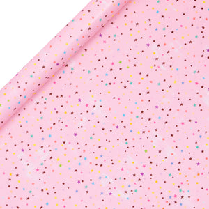 ROLLENGESCHENKPAPIER – STARS PINK (4M)