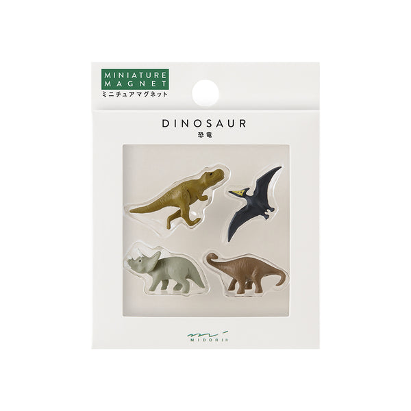 Mini Magnet 4pcs Dinosaur B