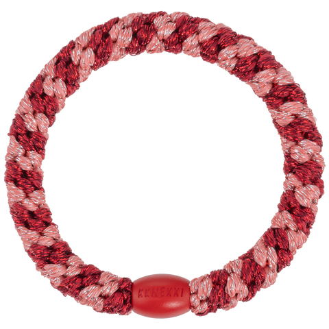 KKNEKKI CORAL BORDEAUX GLITTER STRIPE