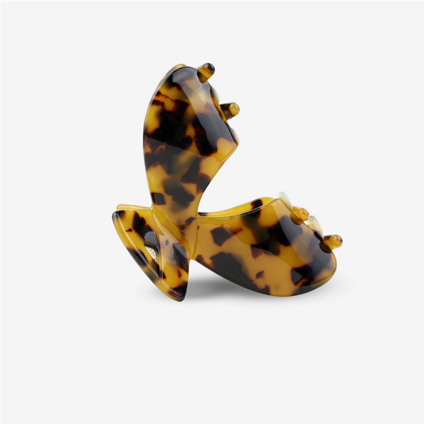 Sasstie Hairclip Arc Dark Cheetah