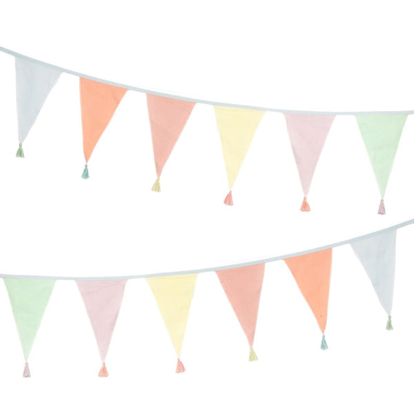 Pastel Fabric Bunting