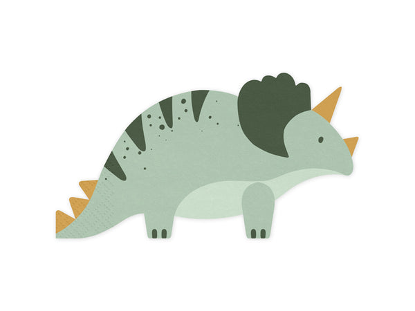 PartyDeco Servietten Triceratops