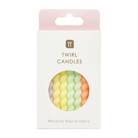 Twirl Candles Pastell